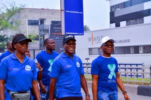 Ecobank Nigeria staff on Mental Health Walk in Lagos over the weekend  
