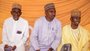L-R: Malam Salisu Ladduga, Chairman, Balol Drugol Cooperative in Ladduga, Kachia Grazing Reserve; Dr Suleiman Musa, a veterinary doctor and a dairy consultant, and Alhaji Usman Abdullahi, Chairman, Kano Dairy and Livestock Husbandry Cooperative Union (KADALCU), during a capacity building programme on dairy production management organised by Outspan Nigeria Limited for members of KADALCU, in Kano recently.